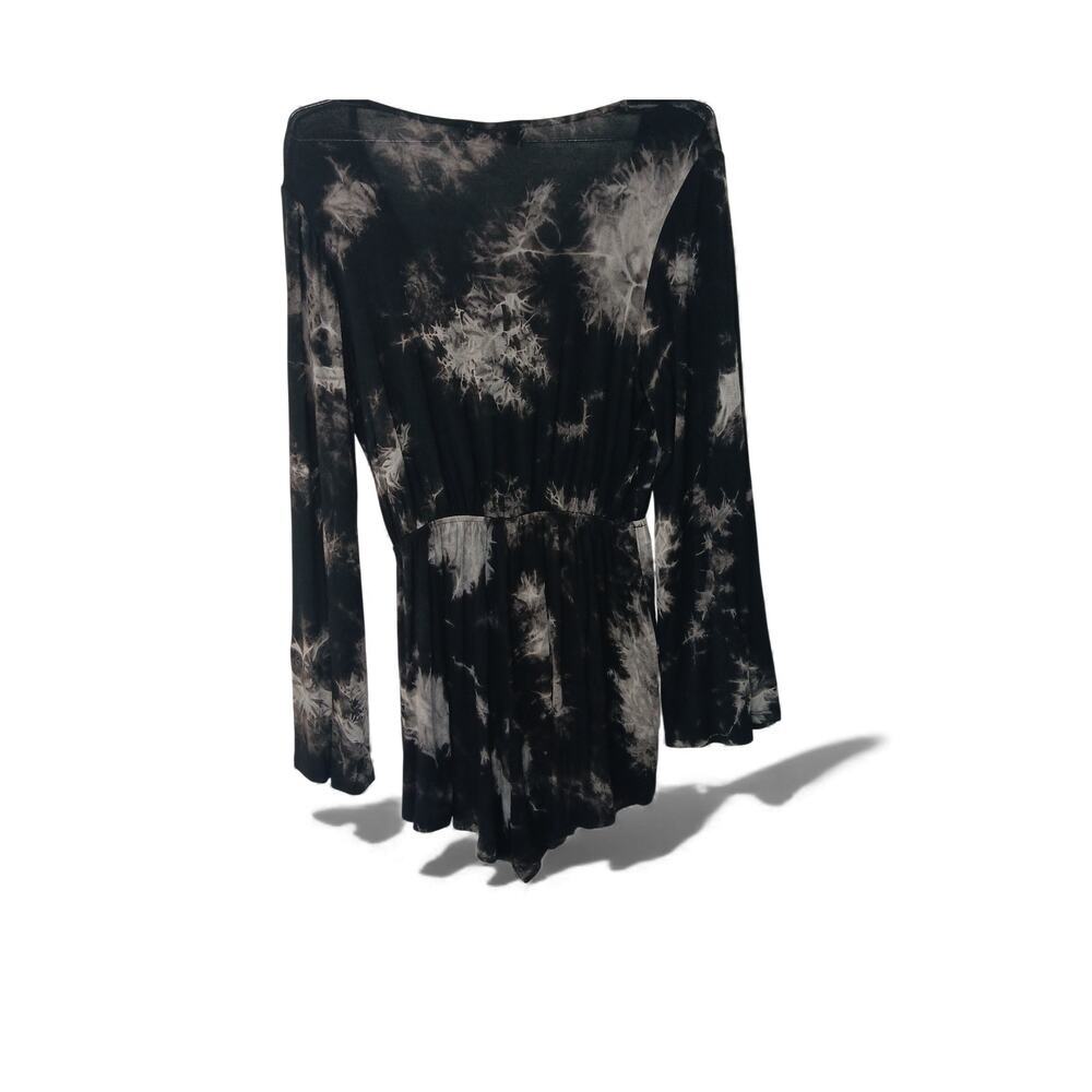 Audrey 3+1 Tie Dye Romper Elastic Waist Soft Stretchy Long Sleeve M-L - Picture 3 of 12